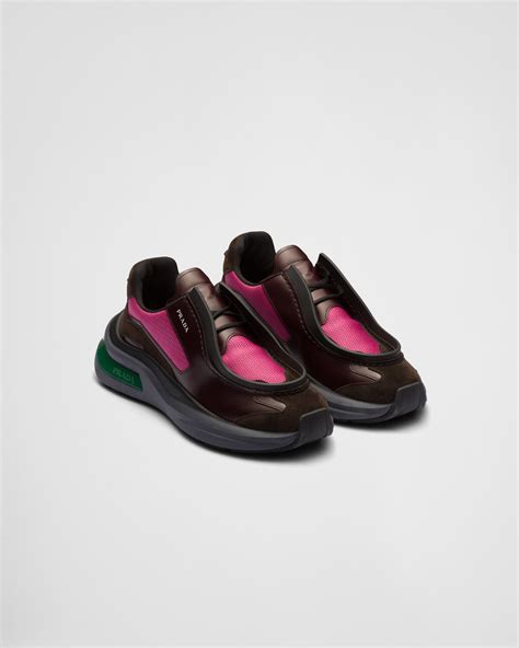 prada peony pink sneakers